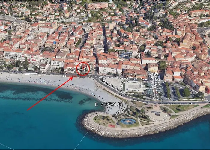 Azzurra Luxe, Front Mer, 4th Floor Of 5, Wifi, Tvsat, Climate Apartmán Menton